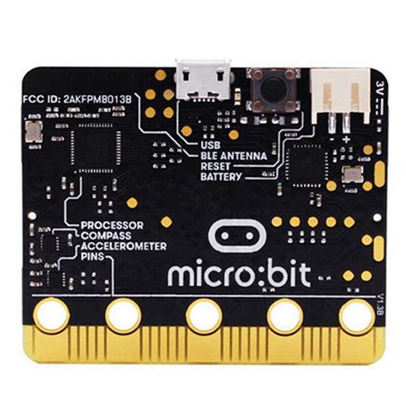 BBC Microbit Go Start Kit Micro:Bit BBC Development Board DIY Programmable Learning with Alligator Clips Test Lead Set