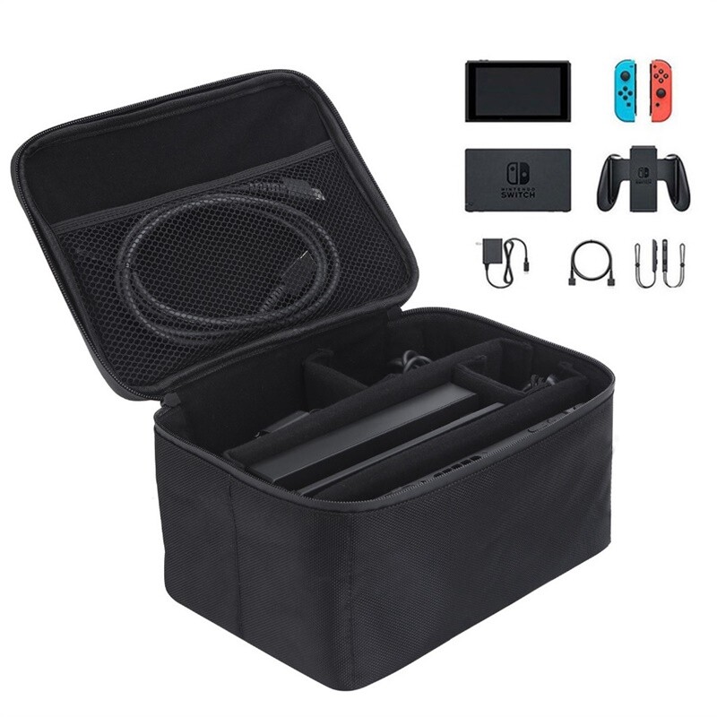 Túi Lớn Cho Nintendo Switch Hộp Đựng Bảo Vệ Du Lịch Hộp Đựng Vai Cho Bảng Điều Khiển Công Tắc Túi NS NX