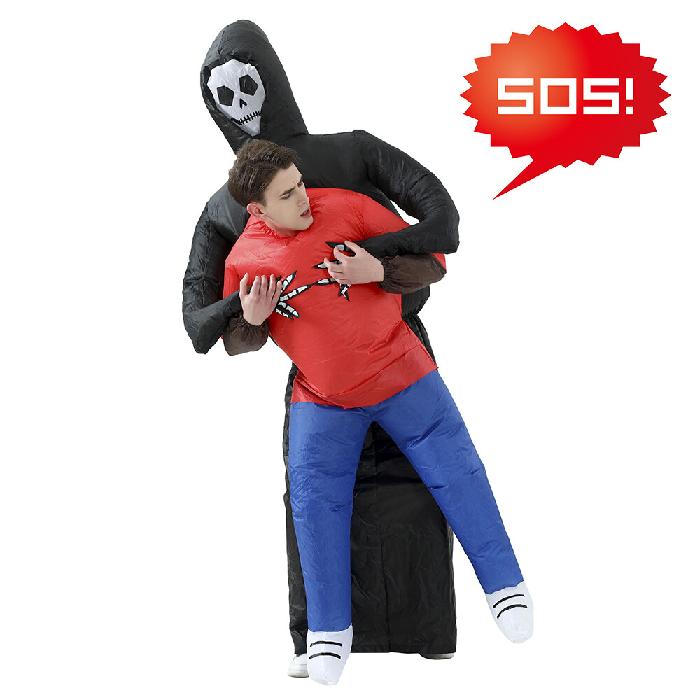 Monkey Fun ET Alien inflatable Auit Alien Monster Inflatable Costume Ghost Inflatable Costume Halloween Scary Green Alien Cosplay Costume For Adults Children's Party Festival Stage