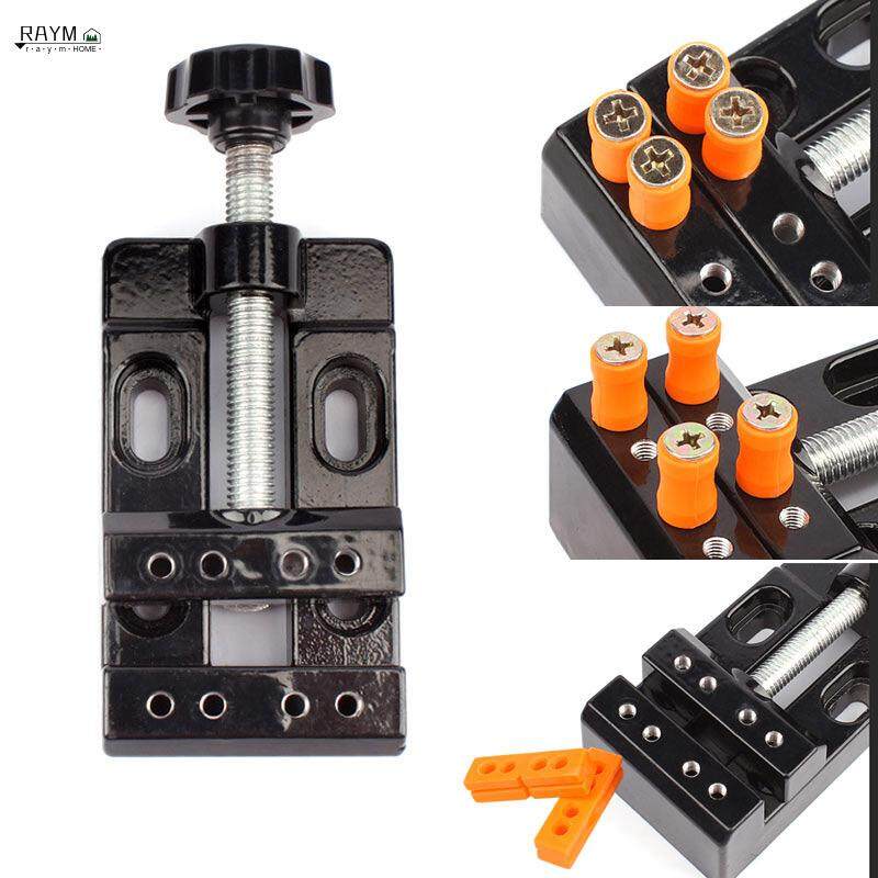 Universal Mini Bench Vise Clamp Aluminum Alloy Walnut Nut Clip Jewelry Pincers T