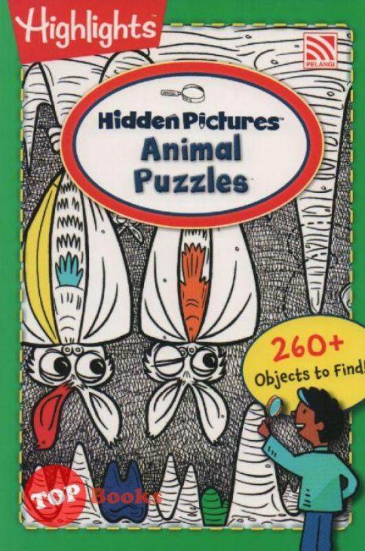 Pelangi Children-Highlights- Hidden Pictures- Animal Puzzles Malaysia