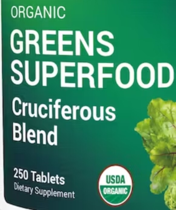 Dr Berg Organic Greens Superfood Cruciferous Blend 90 / 250 tablets Lazada