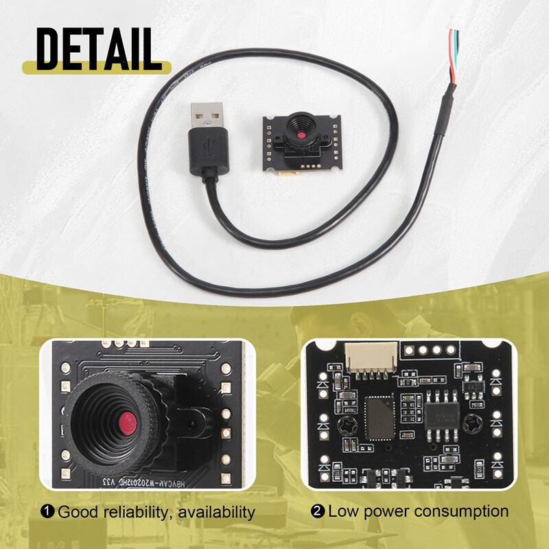 USB Camera Module OV9726 CMOS 1MP 50 Degree Lens USB IP Camera Module for Window Android and Linux System