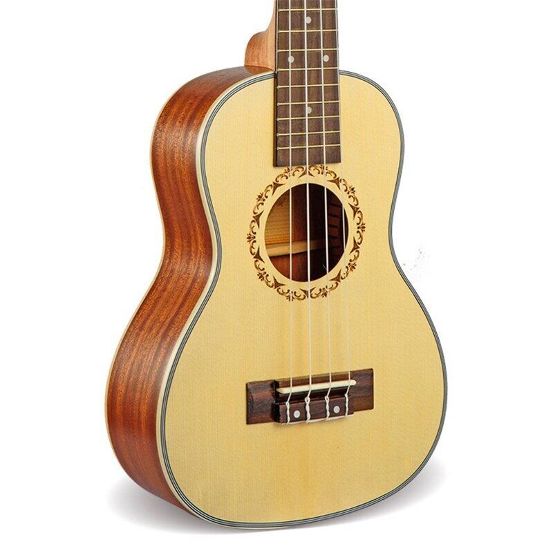23 Inch Ukulele Concert Hawaii 4 String Mini Guitar Acoustic Electric Ukelele Cavaquinho Guitare Music Instrument With Pickup Eq Malaysia