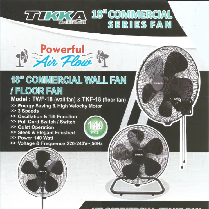 Tikka 18 Commercial Floor Fan Buy Sell Online Floor Fans With