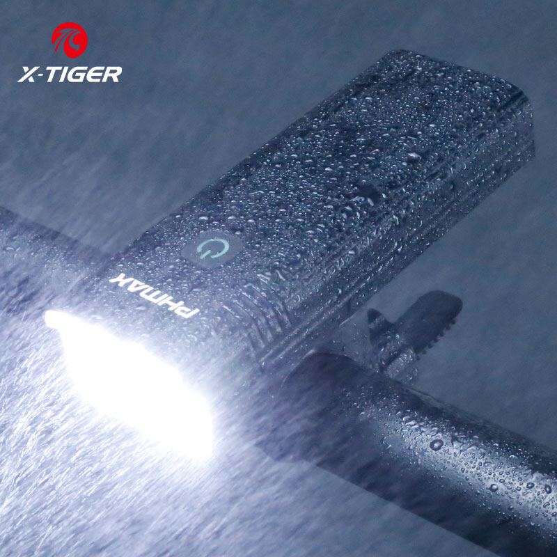 X-TIGER Đèn led chiếu sáng gắn xe đạp chống mưa 900 Lumens cổng sạc USB đèn pin xe đạp thể thao