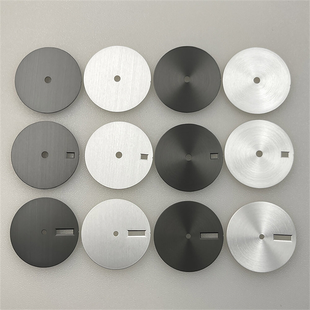 28.5MM Watch Dial Sun Pattern/Round Pattern/Strips Pattern Watch Modified Dial for NH35/NH36/NH34 Movement Watch Accessories No Logo