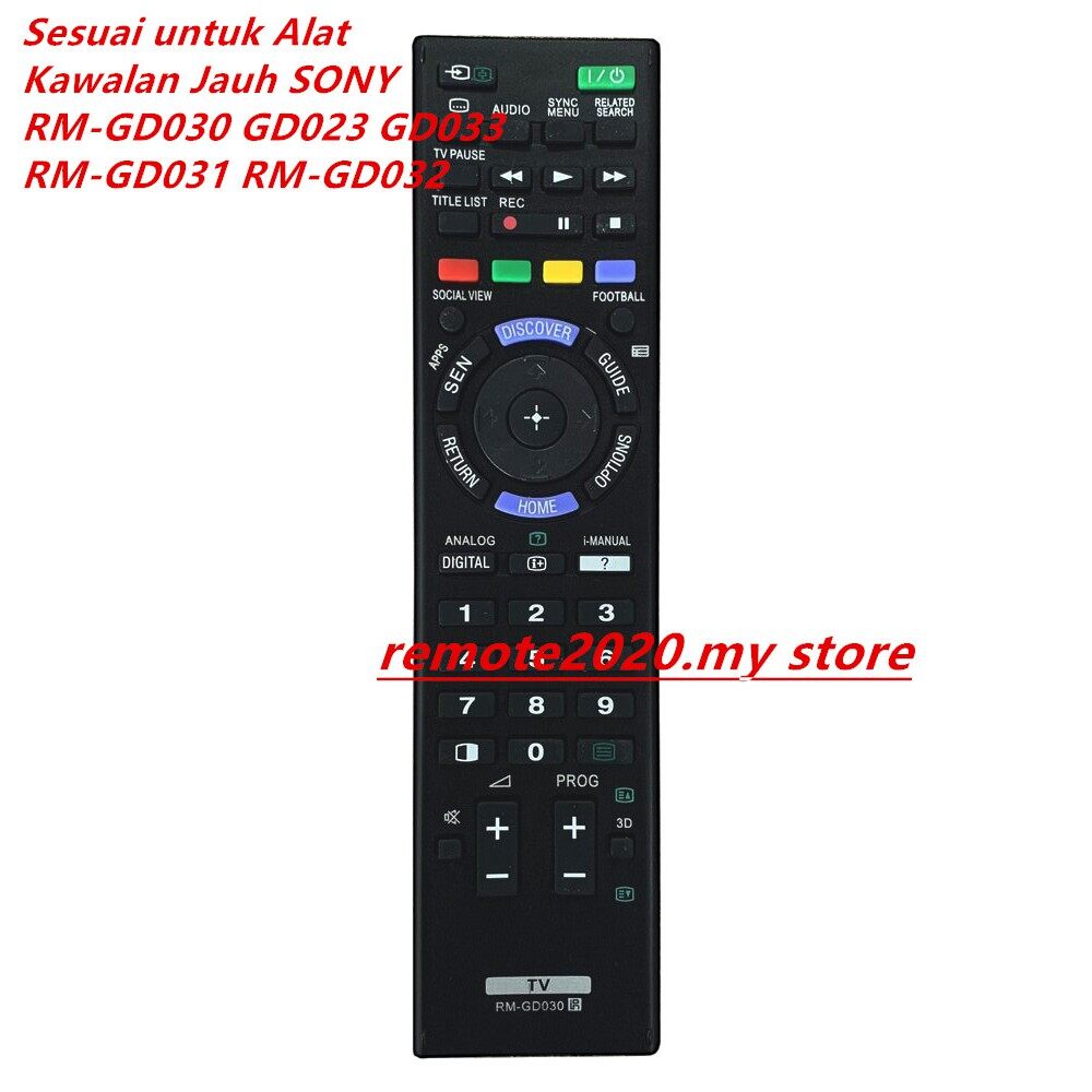 Sony tv remote control for rm-gd030 gd023 gd033 rm-gd031 rm-gd032 rm-gd026 rm-gd027 rm-gd028 rm-gd029 rm-gd030