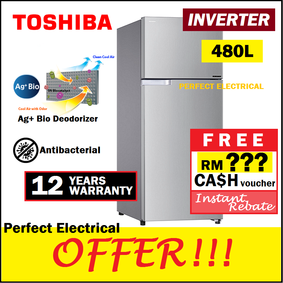 toshiba 480l refrigerator