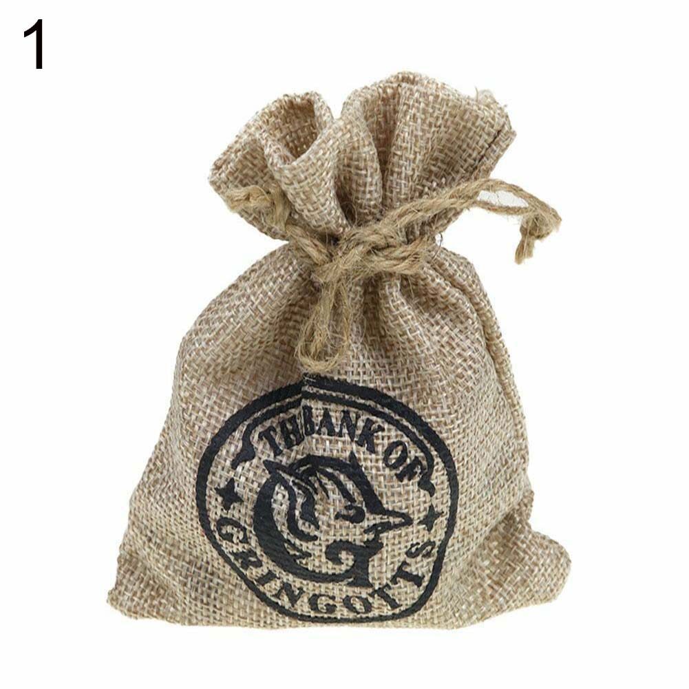 Goodbro Harry Potter Gringotts Wizard Bank Elf Coin Storage Bag Gift Drawstring Pouch