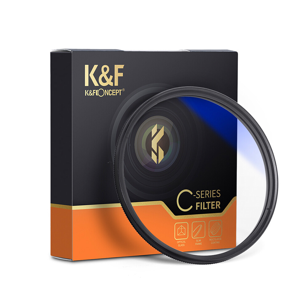 K&F CONCEPT 62mm Ultra Slim CPL Filter Optics Multi Coated MC Circular Polarizering Polarized Filter for DSLR Camera Lens