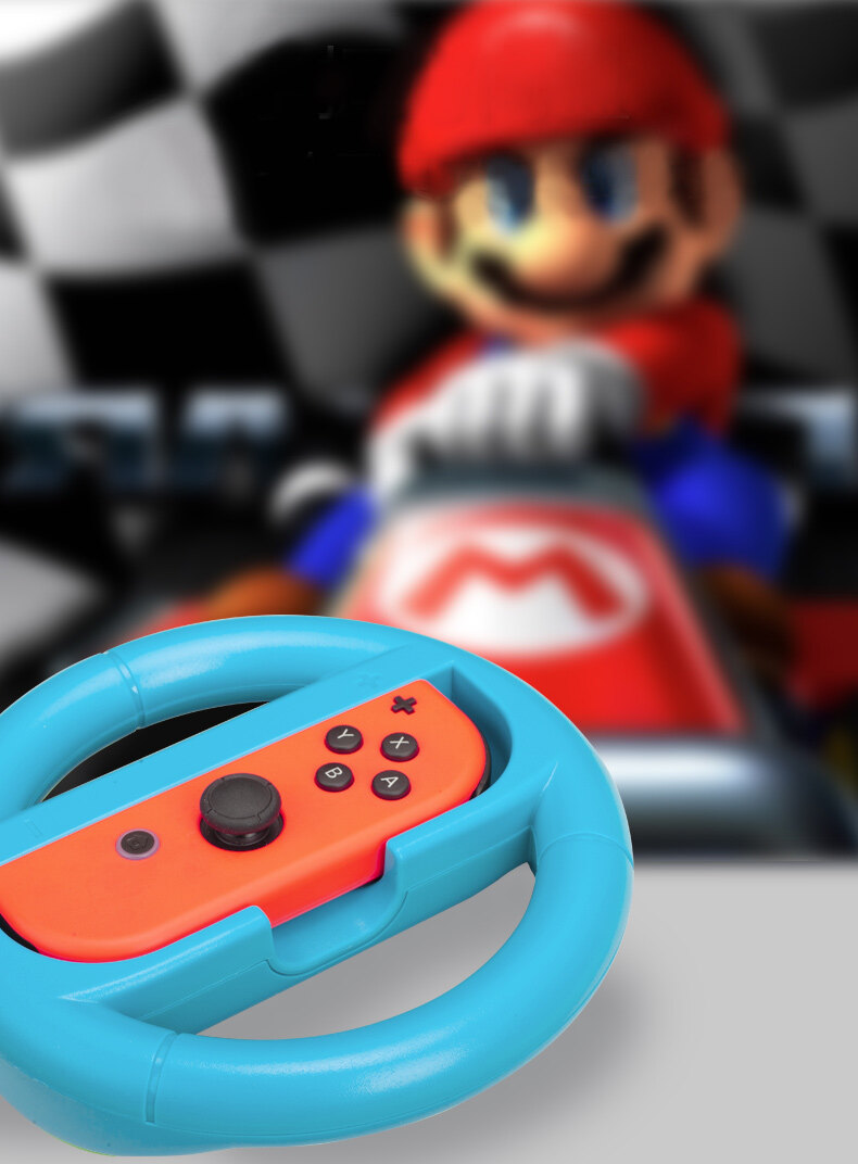 Tay Lái Nintendo Switch Joycon Với Mario Kart, Tay Cầm NS Games