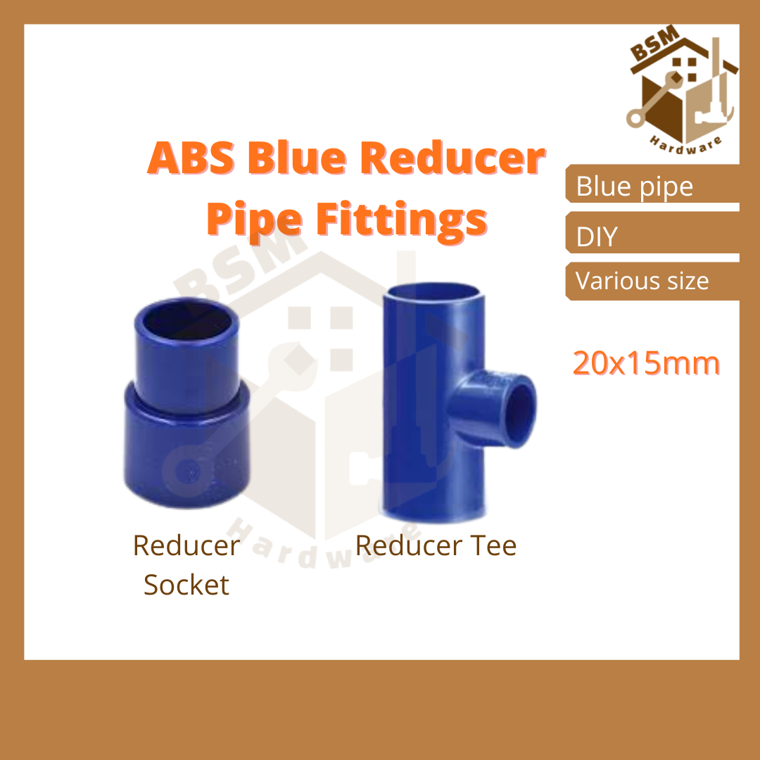 BSM ABS Pipe fitting Pipe Reducer Joint Fitting Connector Penyambung