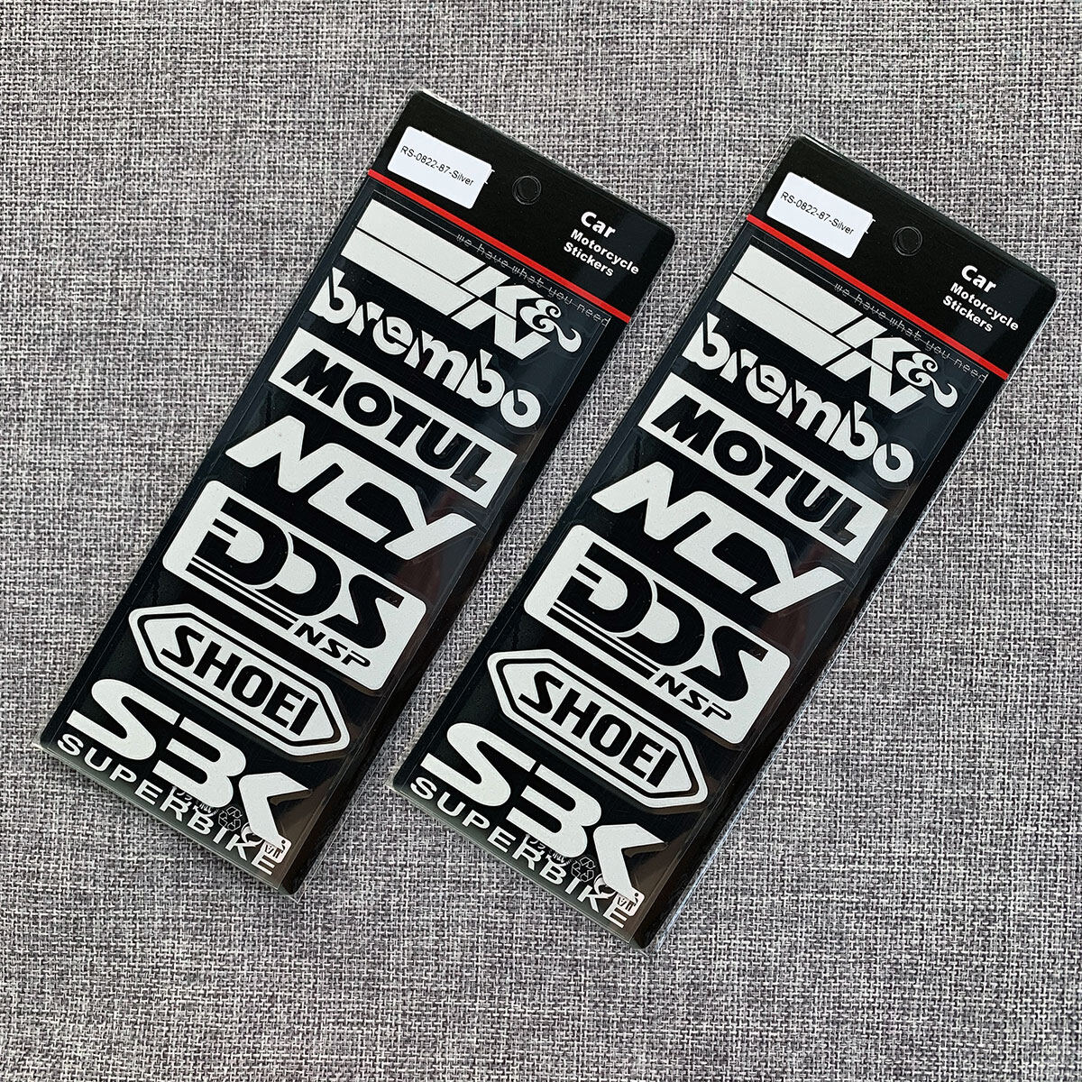 2 SET KN Brembo NCY DDS SHOEI SBK Reflective Motorcycle Side Strip Bike Helmet Sticker Car Styling Vinyl Decal For YAMAHA TMAX Kawasaki KTM HONDA