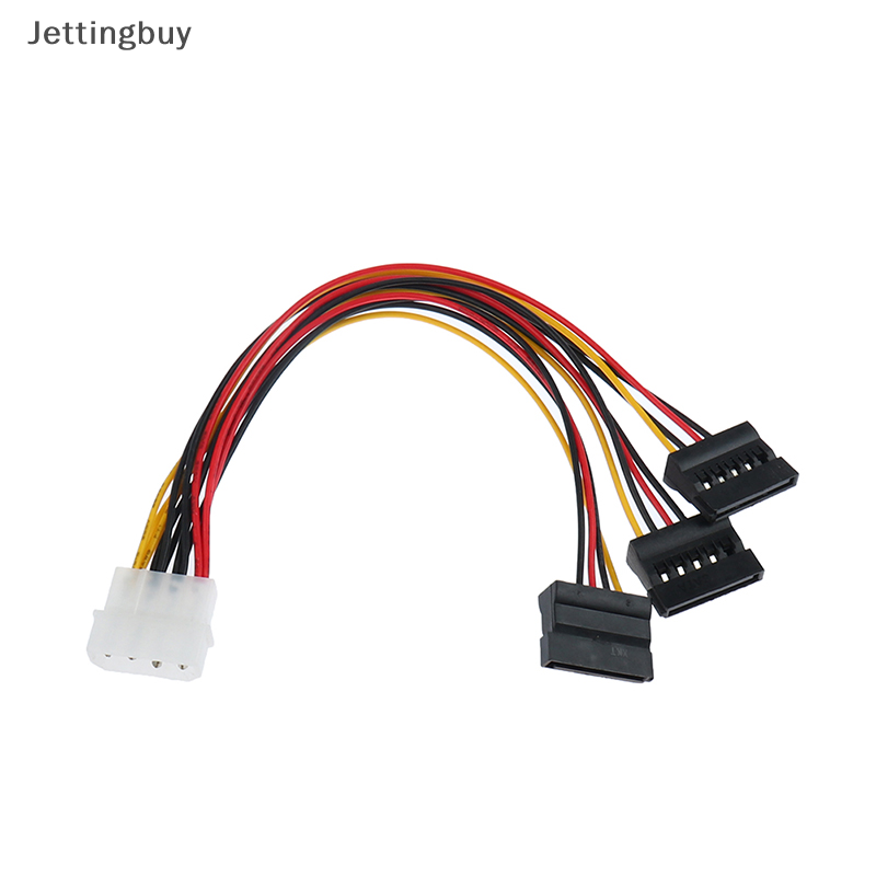 Flash sale 4pin ide molex to 3 ata sata power splitter extension cable connectors