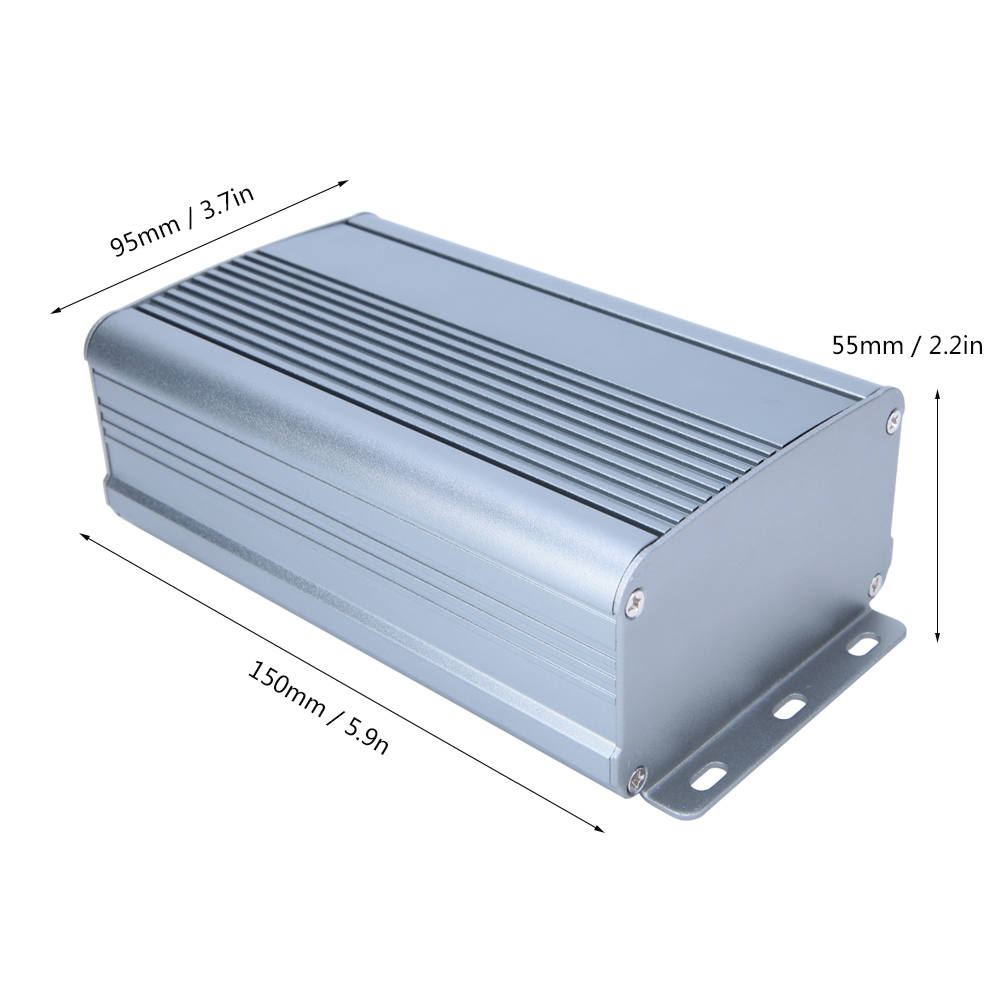 Vỏ Nhôm Làm Mát Điện Tử Tự Làm Hộp Dự Án Dụng Cụ Điện Tử Tự Làm 55X95X150Mm