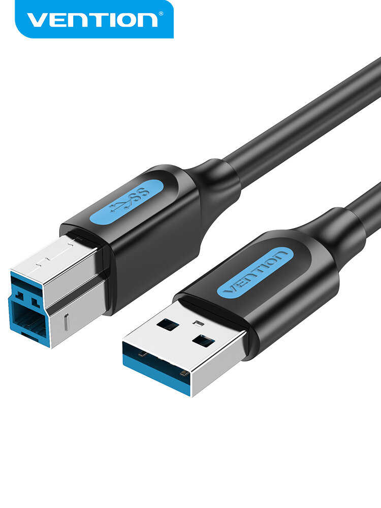 Vention USB 3.0 A Male to B Male Cable USB 3.0 Square Connertor For HDD case Hard Disk  Web Camera USB 3.0 A to B Cable