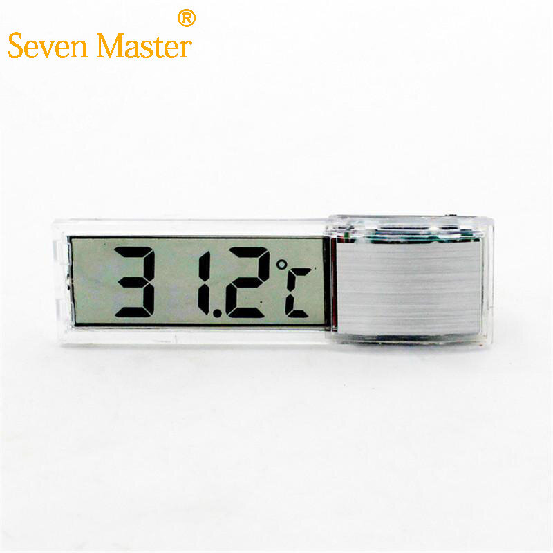 Seven Master Sliver Đồng Hồ Đo Nhiệt Độ Điện Tử Kỹ Thuật Số 3D Lcd Đa Chức Năng Máy Đo Nhiệt Độ Bể Cá