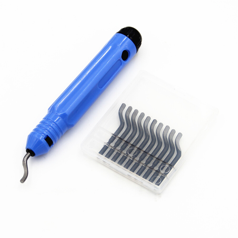 KKmoon Dao Cắt Tỉa Cầm Tay Dụng Cụ Gỡ Rối Cầm Tay NB1100 Dụng Cụ Gỡ Cạnh Chuyên Nghiệp + 10 Lưỡi Dao Thay Thế BS1010