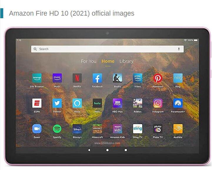 Bao Da Đứng Cho Amazon Kindle Fire HD 10 Plus 2021 11th Gen 10.1"