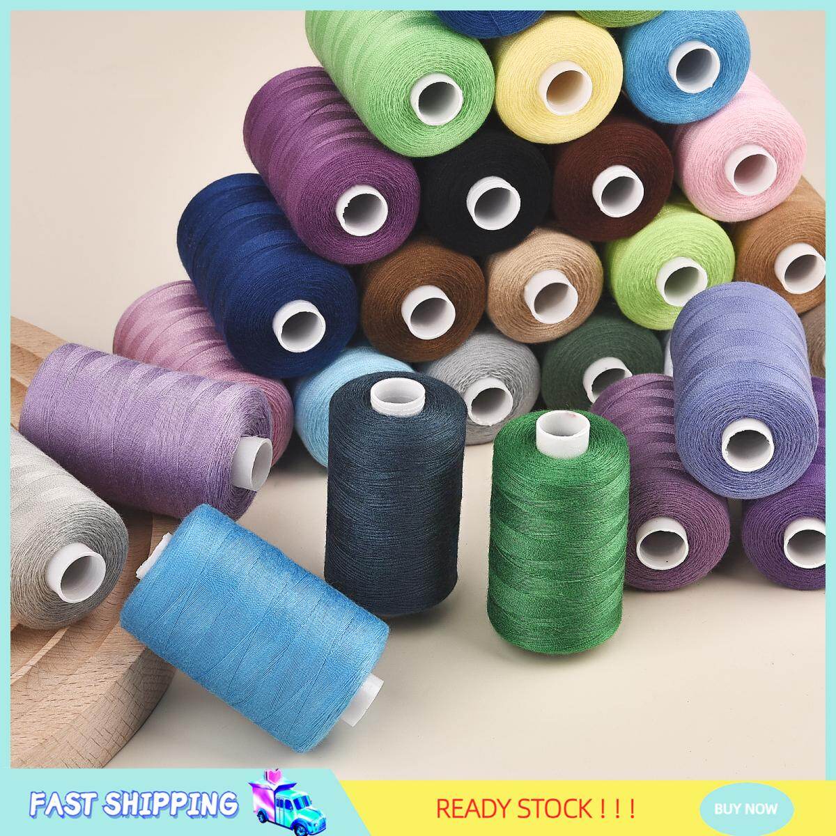 1000m 402 chỉ khâu sợi polyester bộ mạnh mẽ và bền chỉ khâu S cho máy cầm tay