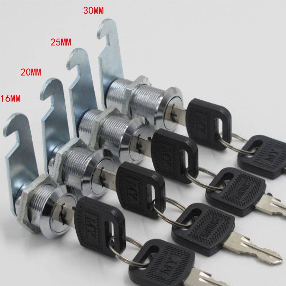 MNLXM Drawer Wardrobe 2 Keys Hardware Cam Lock Cylinder Cam Locks File