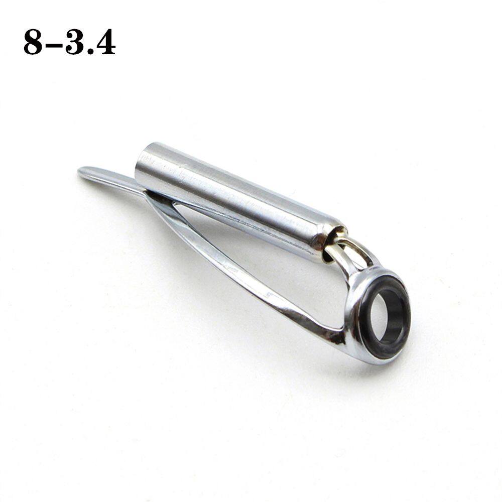 Wenken mini spinning casting silver frame 1.8mm - 3.6mm top eye rings repair fishing rod pole guides sic ring tips fishing rods component
