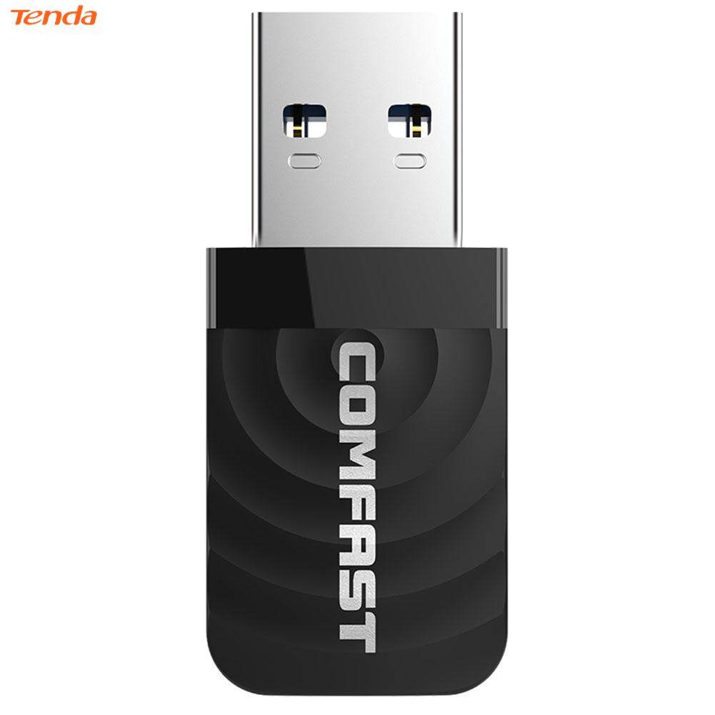 Comfast Usbไร้สายการ์ดเน็ตเวิร์ก1300mbpsเครื่องอุปกรณ์เชื่อมต่อกับwifi 802.11 B/g/n. 