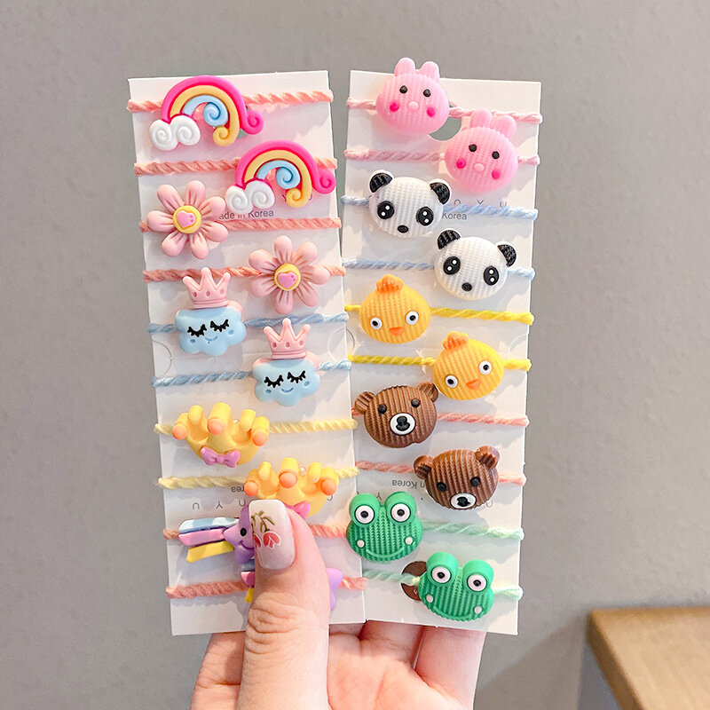 Children's Hair Ring Hair Rubber Band Is Cute and Does Not Hurt The Hair Head Rope High Elastic Durable Hair Rope