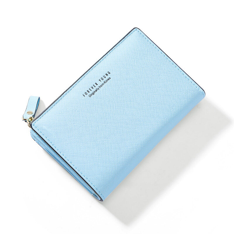 Purse Short Girl Carrying Korean Version Bag Niche Design Student Buckle Zipper Coin Purse