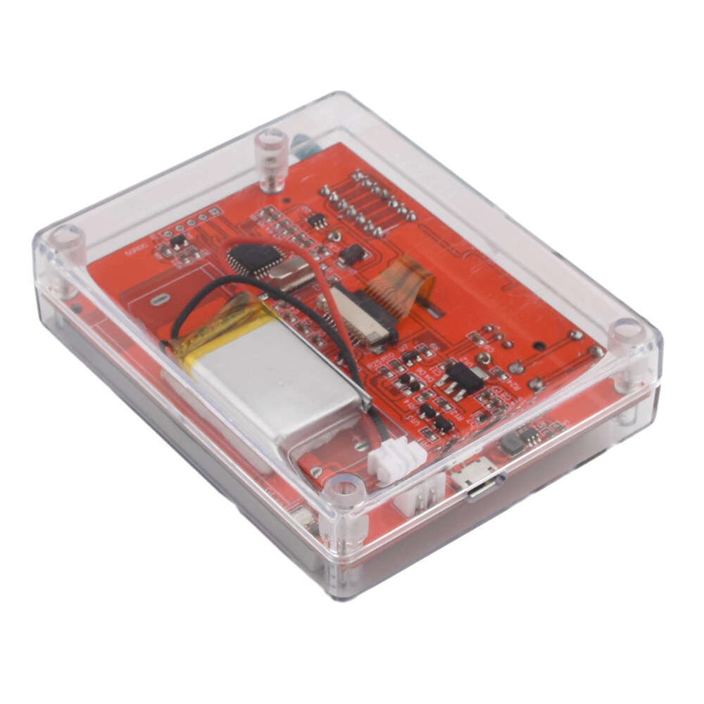 DM Kiểm tra bóng bán dẫn dụng cụ kiểm tra tần số PWM vuông sóng công tơ mét LCR Vôn kế Bộ tự làm với Vỏ Acrylic