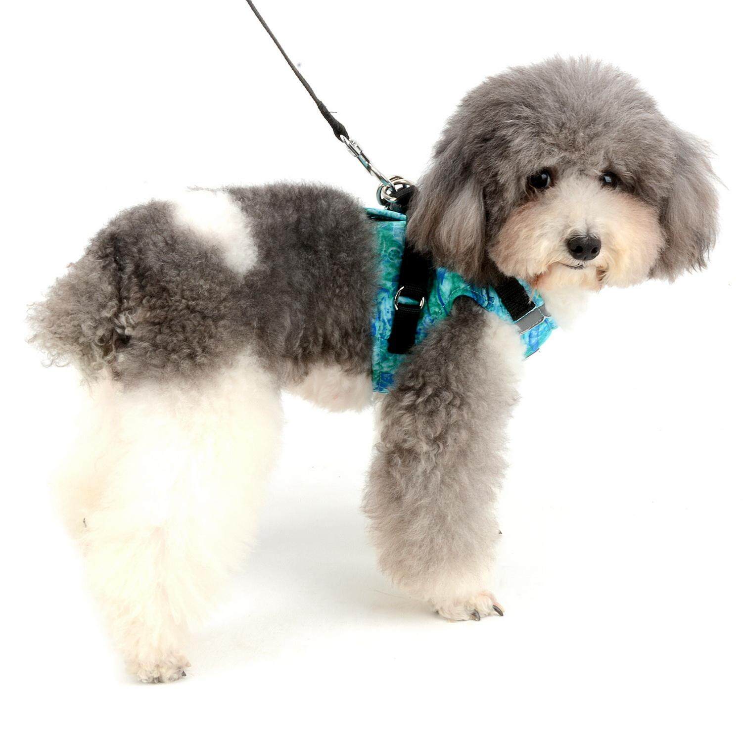 Pet Supplies Selmai Small Dog Harness Reflective Mesh Padded Pet
