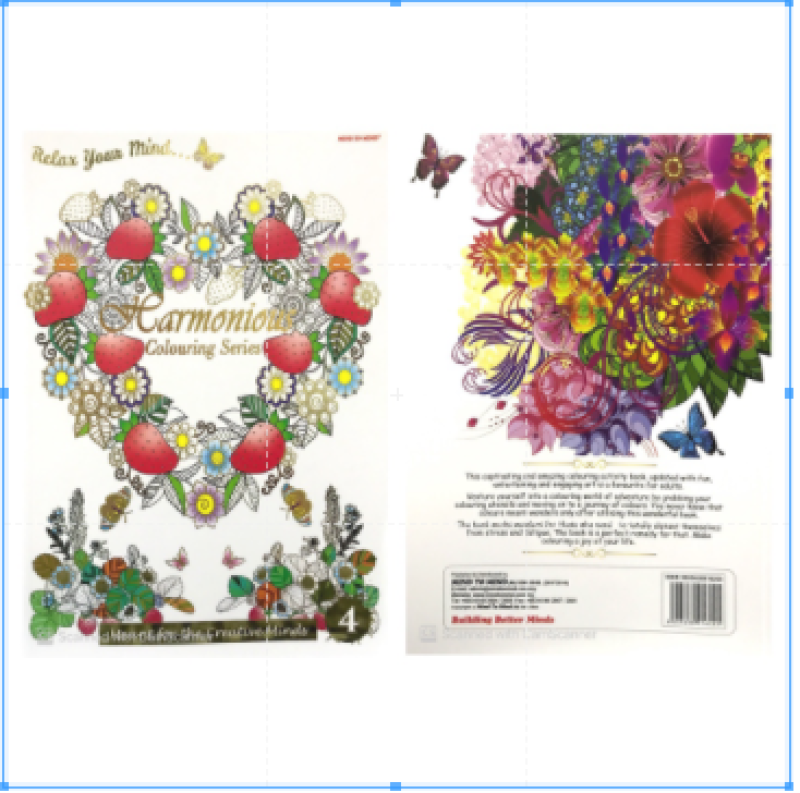 【Mind to Mind】Relax Your Mind Colouring Series - Meant for the Creative Minds (Adult Colouring Book) - Book 4 Malaysia