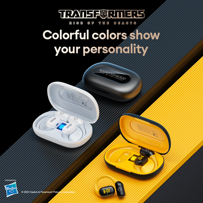 Transformers TF-T13 Hanging Ear Wireless Bluetooth Non-in-ear Bone Conduction Concept Bluetooth 5.3 Headset Noise Reduction Super Long Battery Life Sports Running Fitness Apple Huawei Universal
