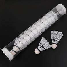 12 Quả Cầu Lông Nhựa Trắng Cầu Lông Phụ Kiện Thể Thao Trong Nhà Ngoài Trời Phòng Tập Thể Dục
