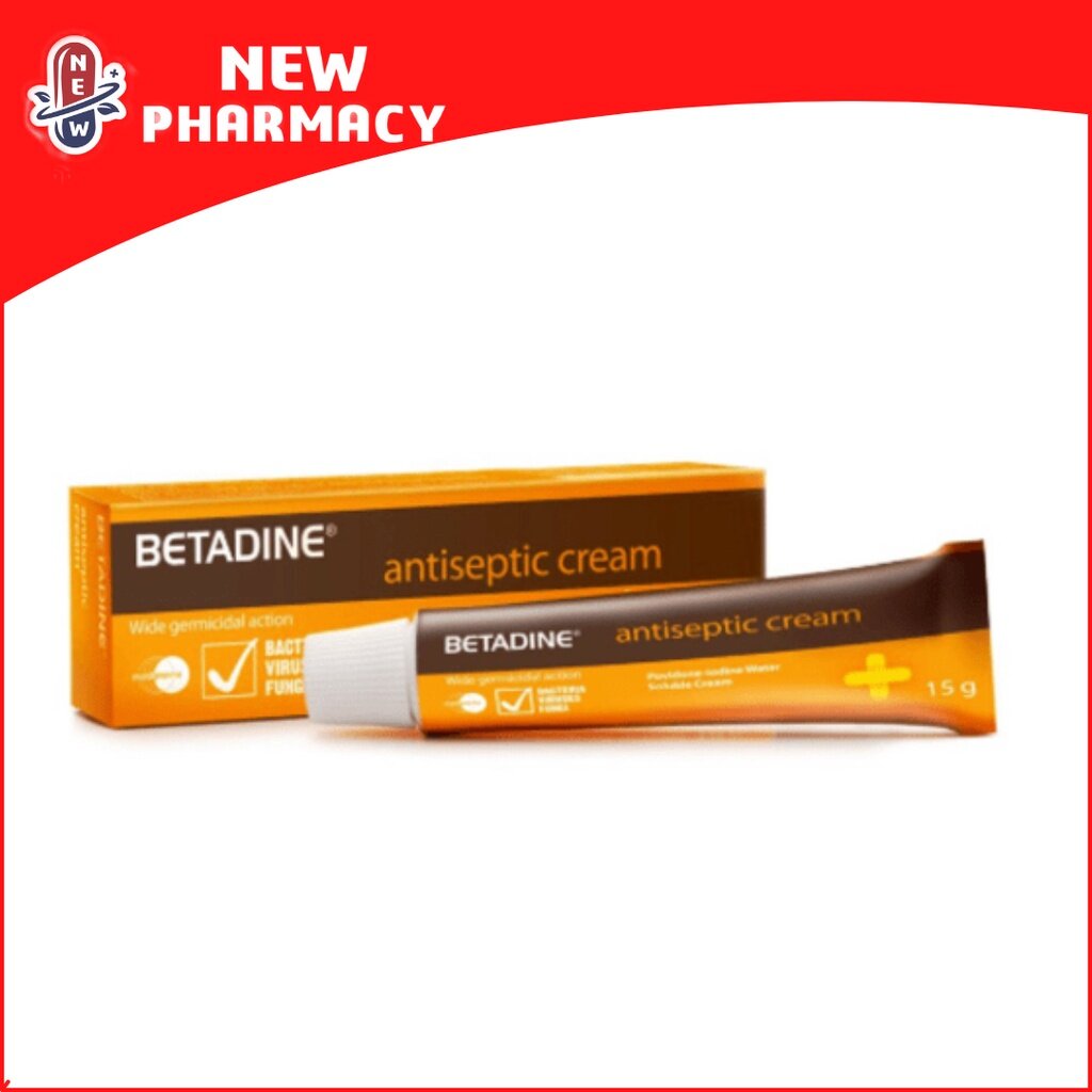 Betadine Antiseptic Cream 15g Lazada