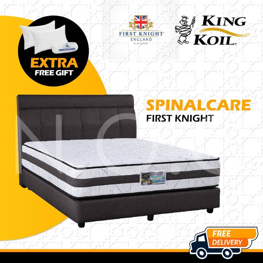 [Ready Stock] (Full Set) King Koil First Knight SPINAL CARE COMFORT 12 Inches Chiropractic Coil