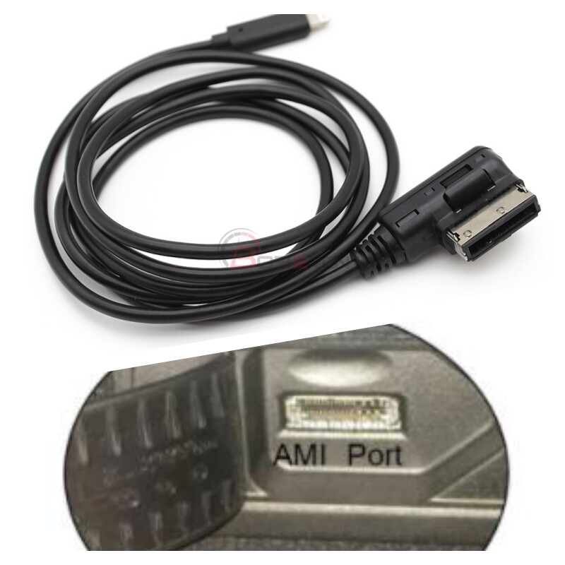 For Audi Car AMI Audio Cable Interface Music Adapter AMI Audio Cable Compatible For Iphone