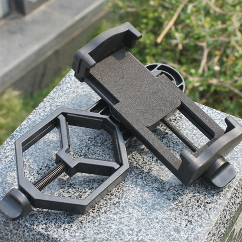 Universal Cell Phone Adjustable Adapter Mount Microscope Spotting Scope Telescope Clip Bracket Holder