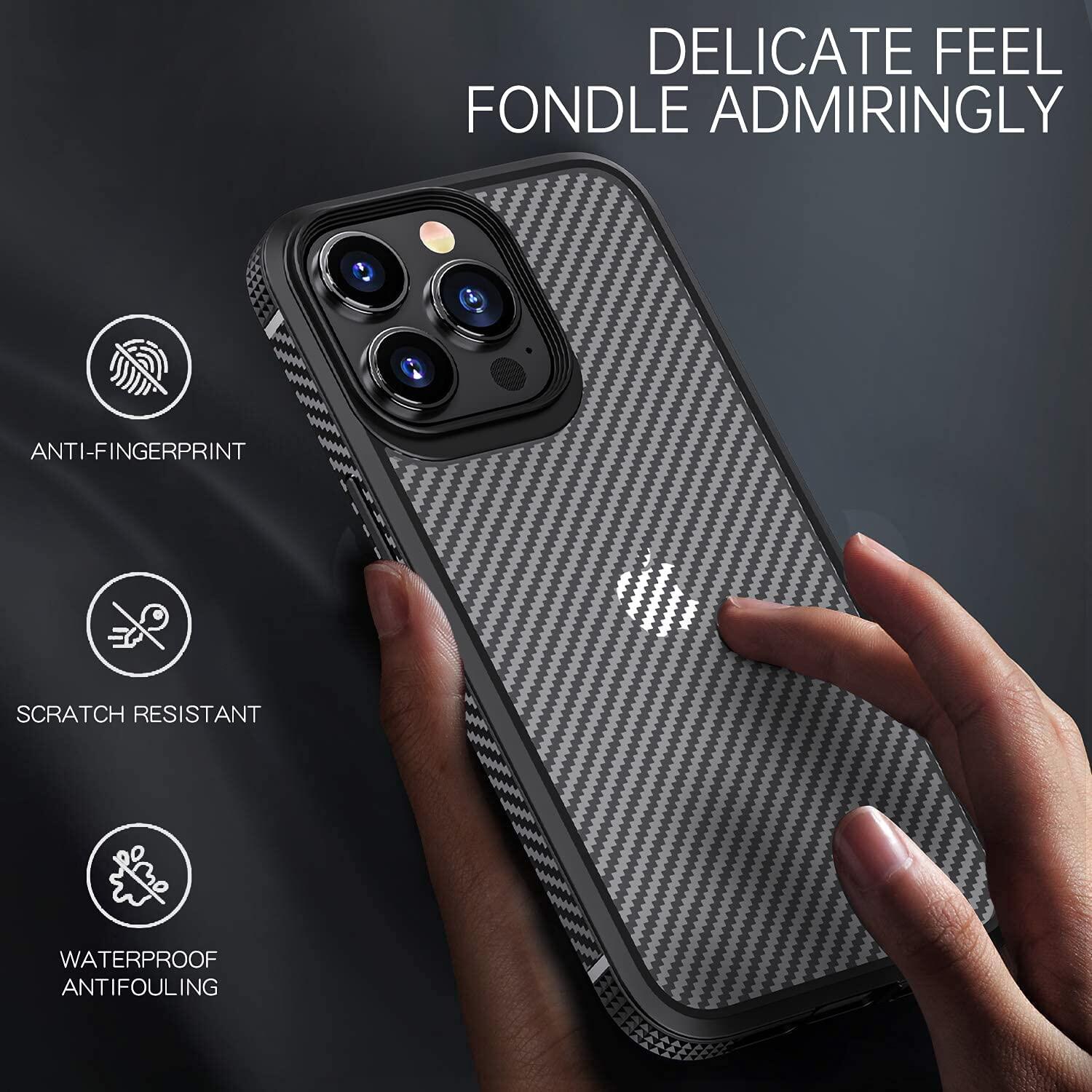 Kết Cấu Sợi Carbon Được Thiết Kế Cho iPhone 16 Pro Max/16 Cộng Với/15 Pro Max/14 Cộng Với/14/13 Pro Max/13 Pro/13/13 Mờ Chống Sốc Chống Vàng chống sốc bảo vệ điện thoại Trường Hợp Đối Với iPhone 12 Pro Max/11 Pro Max/XS Max/XR