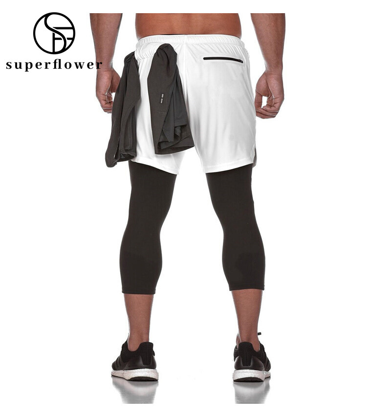 SUPERFLOWER Yeni Spor Pantolon erkek Elastik Nefes 2 Parça Runnin Trainin Pantolon Spor Salonları Ayak Bileği Uzunlukta Pantolon_voghion.com