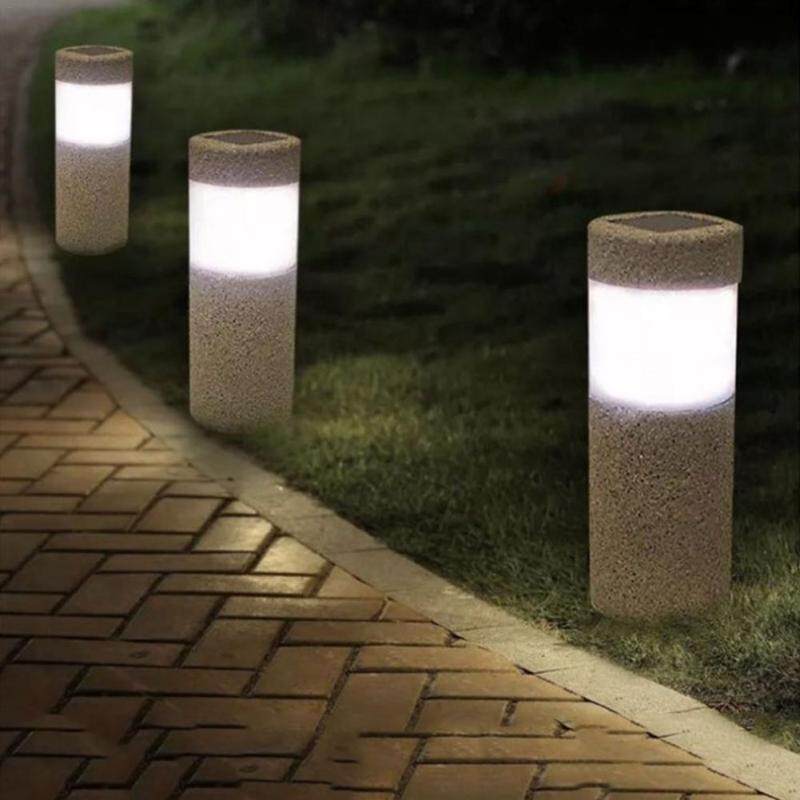 Đèn Cỏ Năng Lượng Mặt Trời Phun Cát