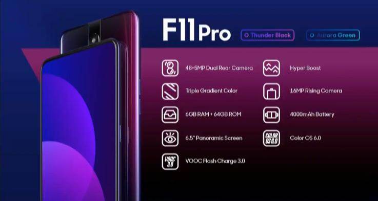 Oppo F11 Pro 6gb 128gb Original Malaysia Set 1 Year Warranty By Oppo Malaysia Lazada