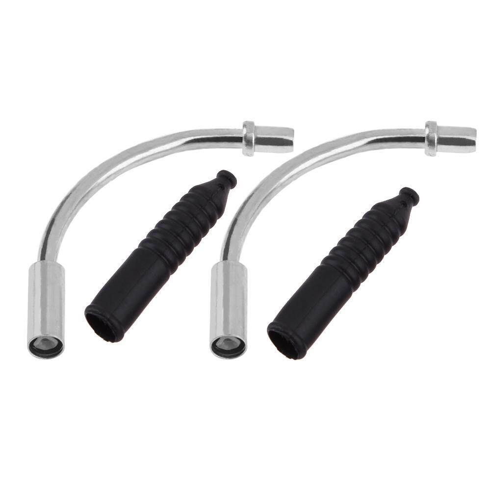 2X Bike Bicycle V Brake Cable Guide Pipe Tube Hose Accessories With Rubber Cover