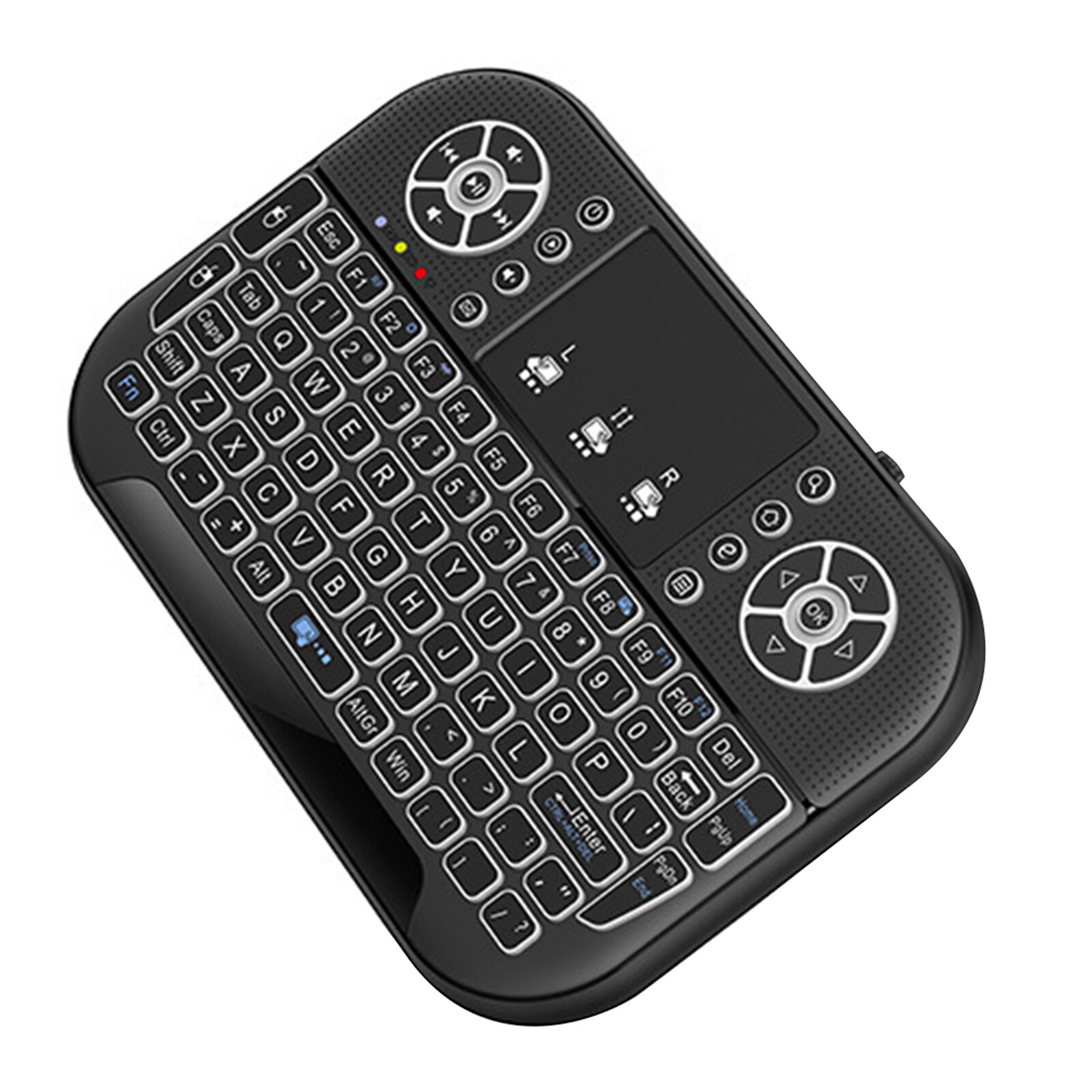 Bàn Phím Mini A8 Bàn Phím Mini Không Dây Tương Thích Bluetooth 2.4G Có Đèn Nền Cảm Ứng Với Bàn Di Chuột Cho TV Box Thông Minh Bàn Phím Cầm Tay Thoải Mái