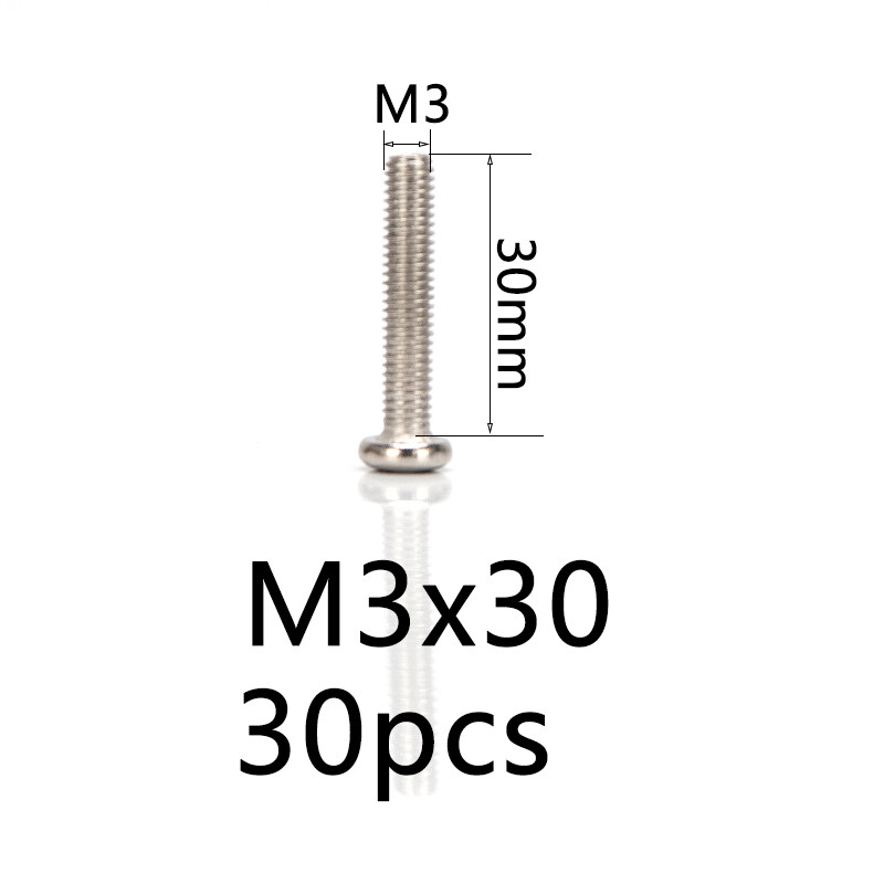 Small Size M1 M1.2 M1.4 M1.6 M2 M2.5 M3 Nickel Plated Phillips Round