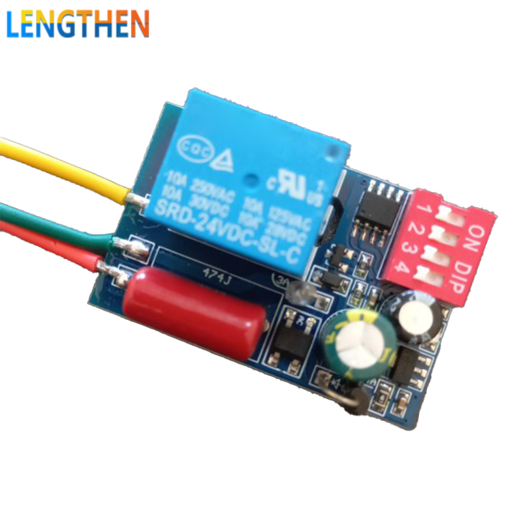 FocusAi Delay Timer Switch AC 110V~250V Mini Power On Delay Time Relay for Countdown Timer Wall Switch of Bathroom Fans