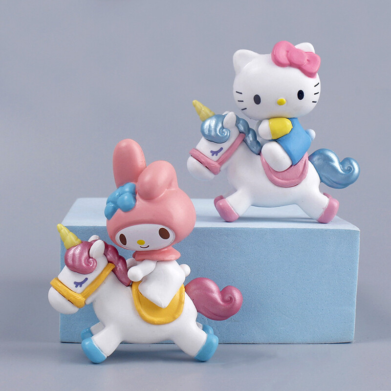 HS Sanrio hand-made gashapon doll cake decoration