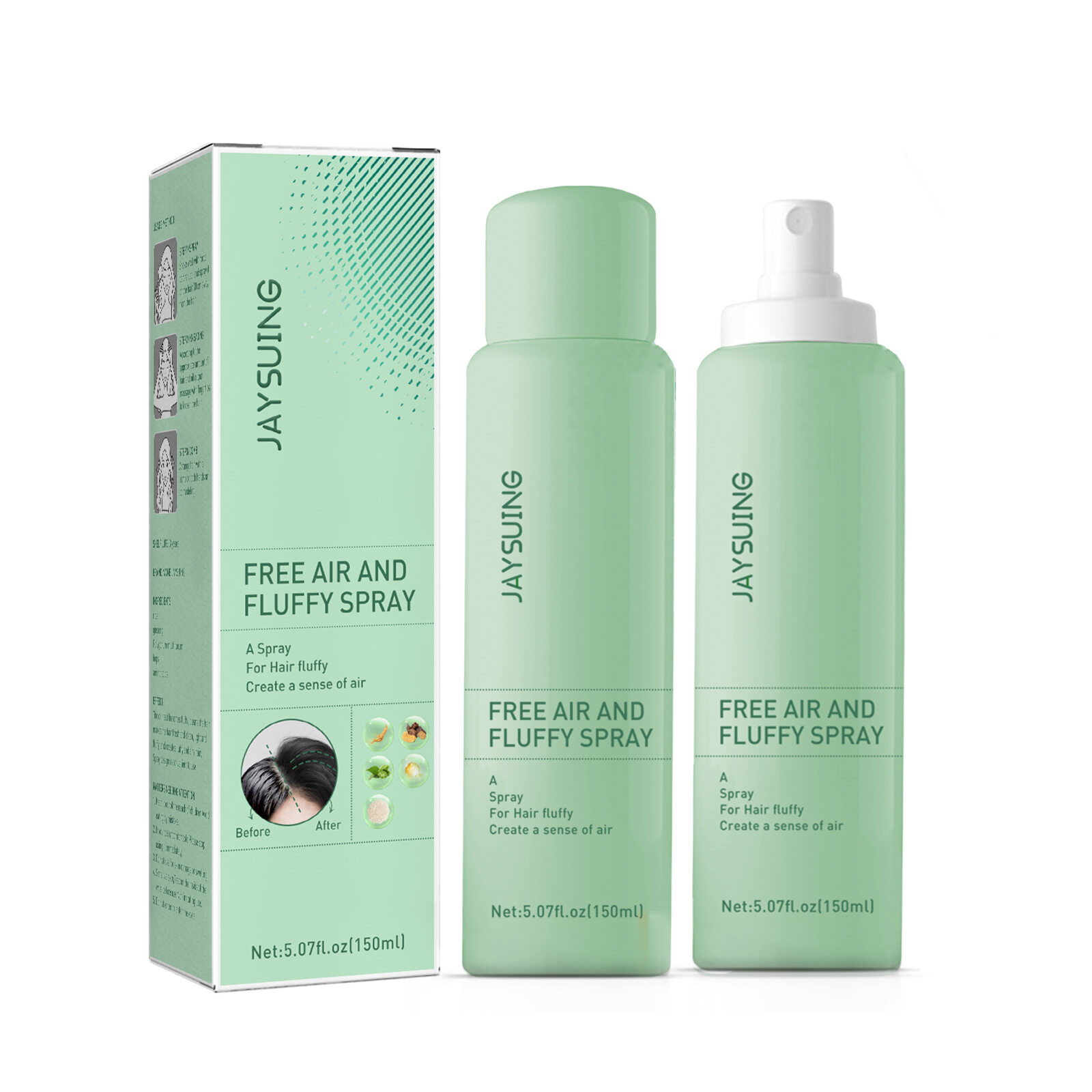 【Hot Sale】Jaysuing Hair Fluffing Dry Hair Shampoo Fluffy Hair Dry Wash