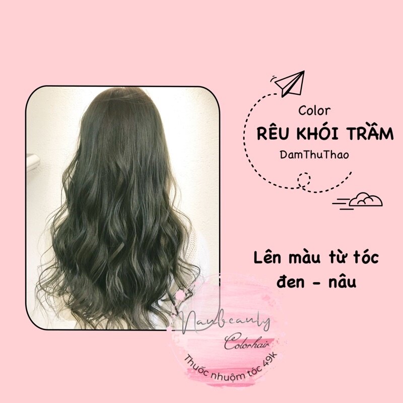 [HCM]Thuốc nhuộm tóc màu RÊU KHÓI TRẦM